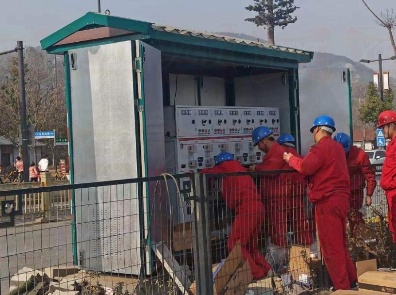 (二進(jìn)四出+PT）10KV戶外開(kāi)閉所完工