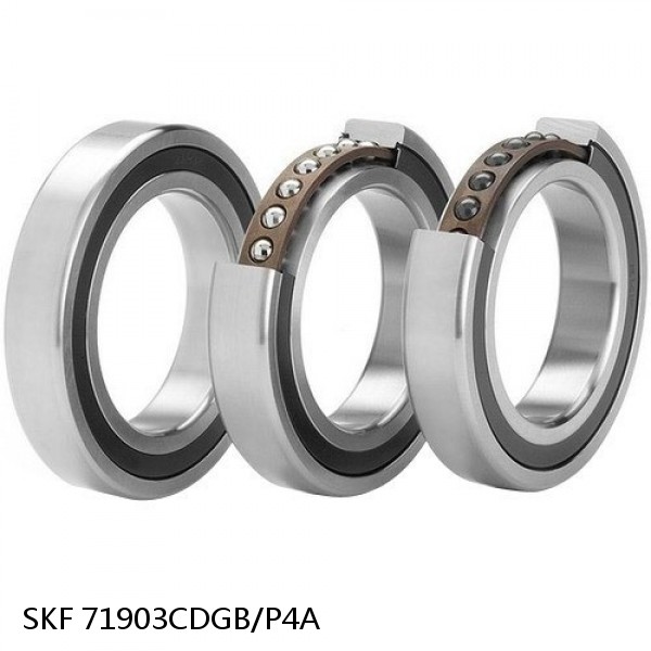 71903CDGB/P4A SKF Super Precision,Super Precision Bearings,Super Precision Angular Contact,71900 Series,15 Degree Contact Angle