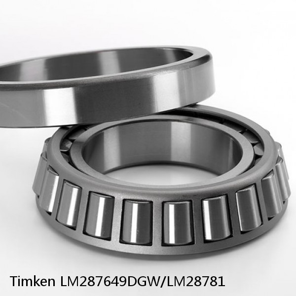 LM287649DGW/LM28781 Timken Tapered Roller Bearings